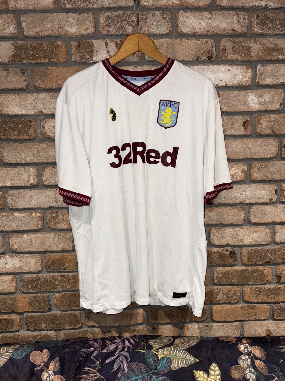 Aston Villa Luke Sport 2018/19 Shirt 32 Red XXL for sale on Ebay