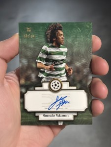 RARE Shunsuke Nakamura  topps Celtic legend On Card Auto 10/10 Celtic  for sale on Ebay