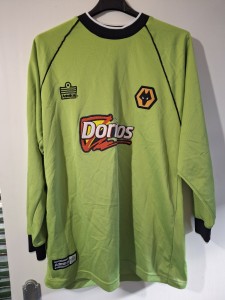 Wolves / Wolverhampton Wanderers Goalkeepers Football Shirt.  2002/4  Admiral for sale on Ebay