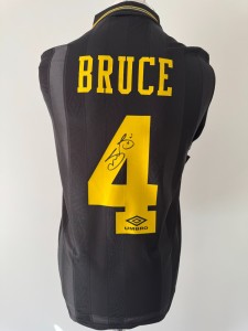Signed STEVE BRUCE - Manchester United - PROOF/COA - Norwich City for sale on Ebay