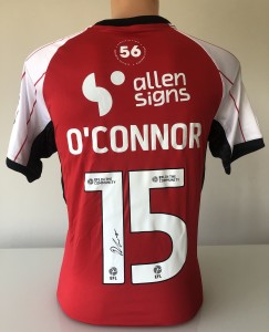 Signed Paudie O’Connor Lincoln City 2024/25 Shirt COA for sale on Ebay