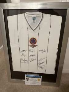 Aston Villa 1982 European Cup Final Shirt Signed And Framed for sale on Ebay