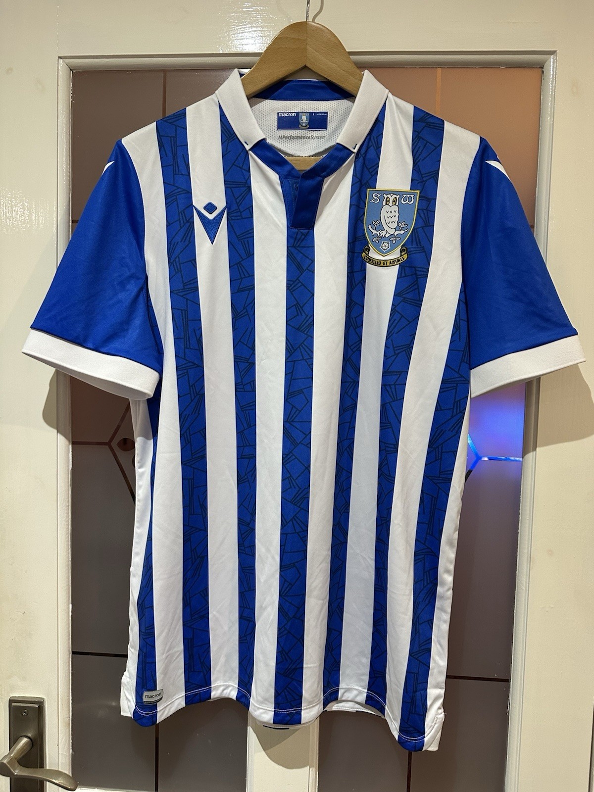 Sheffield Wednesday Macron 2021/22 Home Football Shirt Jersey Adults Large BNWT for sale on Ebay