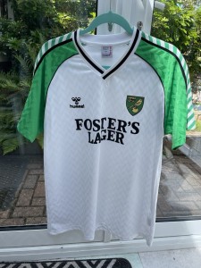 Norwich City 1986/87 Away Shirt Hummel Men's L Excellent for sale on Ebay