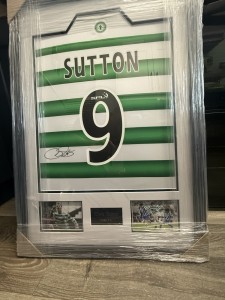 Chris Sutton Celtic Signed Shirt for sale on Ebay