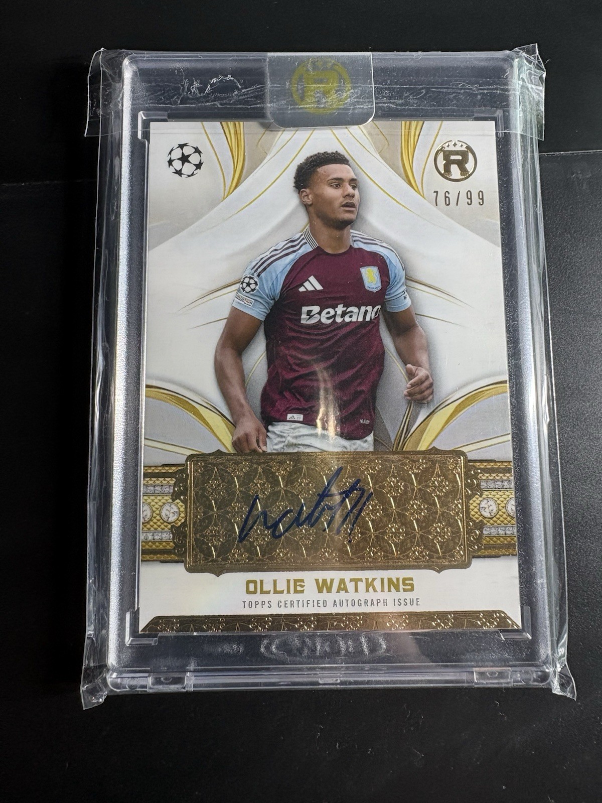 Topps Reverence UCC 24/25 Ollie Watkins Autograph Aston Villa Mint Condition for sale on Ebay