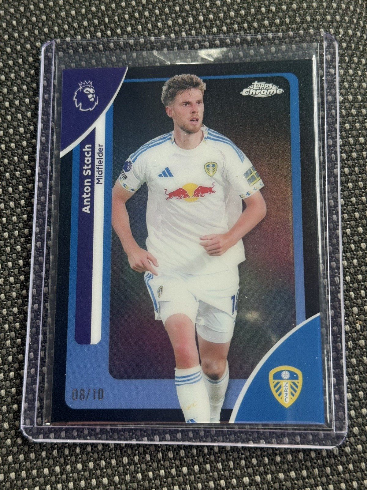 Topps Chrome Premier League 2025/26 Leeds Anton Stach - Numbered 08/10 for sale on Ebay