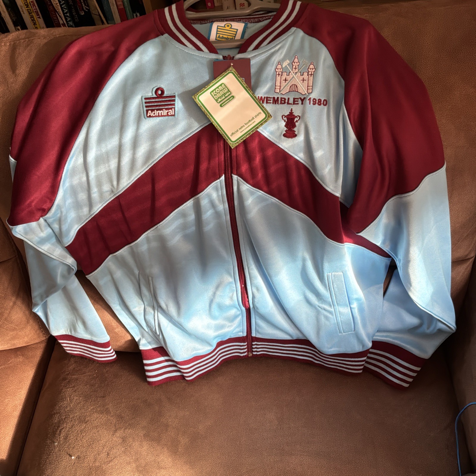 West Ham United Admiral 1980 FA Cup Track Top Size XL Vintage Retro New With Tag for sale on Ebay