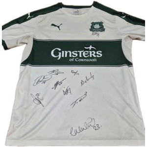 Signed Plymouth Argyle 2016-17 Away Shirt  Promotion Season for sale on Ebay