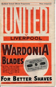 Sheffield United v Liverpool 1946/1947 - 1st game after the War! for sale on Ebay