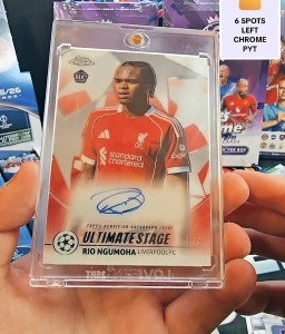 Topps Ultimate Stage Rio Ngumoah Rookie Auto Card /5 Colour Match Liverpool  for sale on Ebay