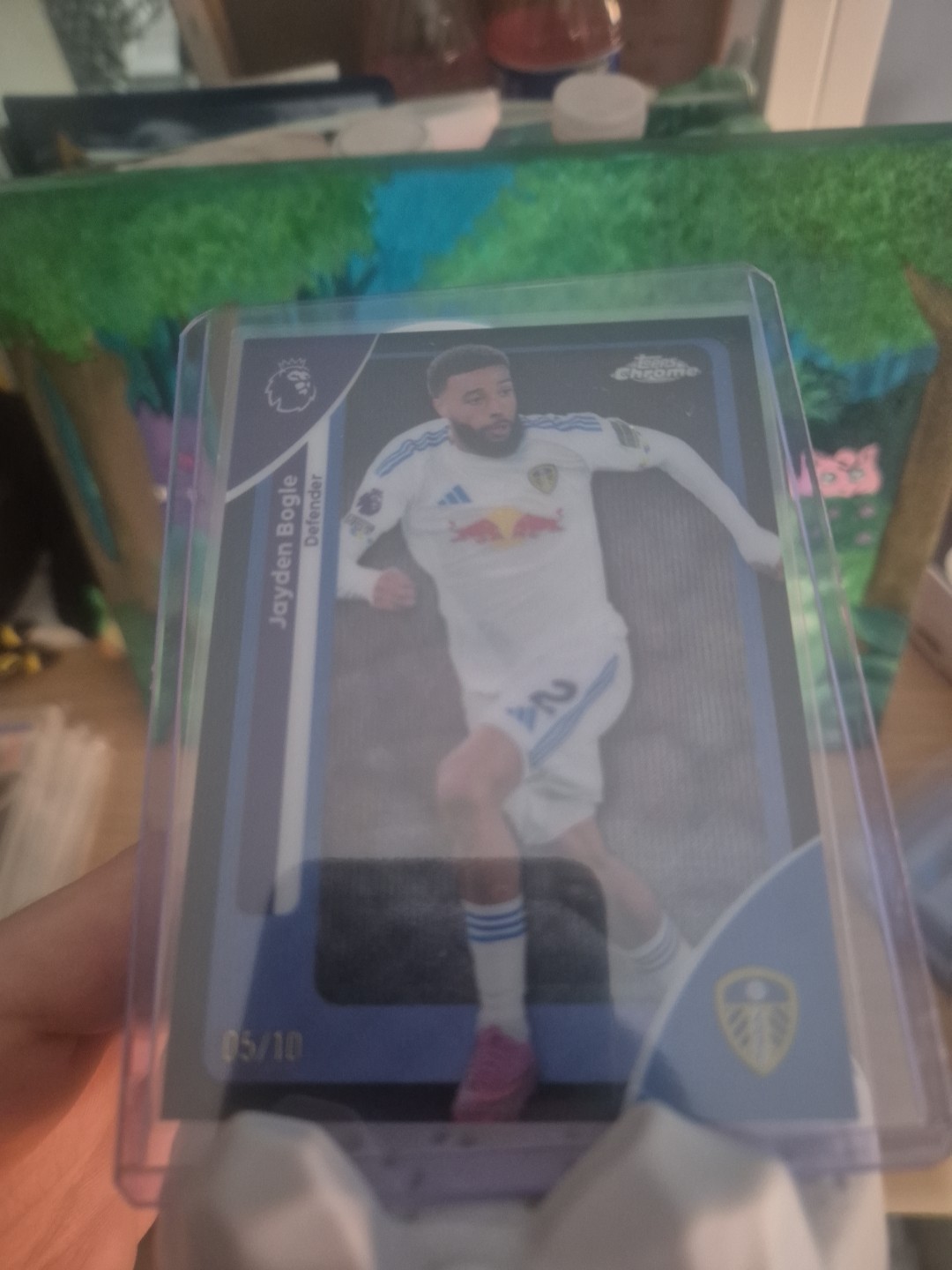 Topps Chrome 2026 PL - Jayden Bogle - Leeds United - /10 - Blue Wave Parallel for sale on Ebay