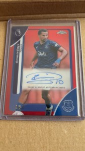 Topps Chrome Premier League Everton Ndiaye Red /5 Numbered for sale on Ebay