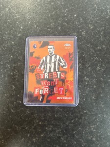 topps chrome 2025/2026 kevin phillips sunderland streets wont forget /25 for sale on Ebay