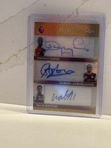 Topps Chrome VILLA Triple AUTO /50 for sale on Ebay