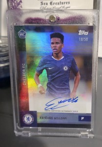 Estevao RC Auto /50  Topps Chelsea Team Set for sale on Ebay