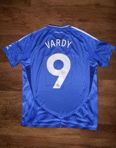 SIGNED LEICESTER CITY JAMIE VARDY OFFICIAL SHIRT 24/25 PROOF for sale on Ebay