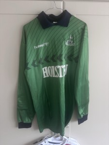 Ray Clements Worn Goal Keeping Shirt Spurs Hummel Holster for sale on Ebay