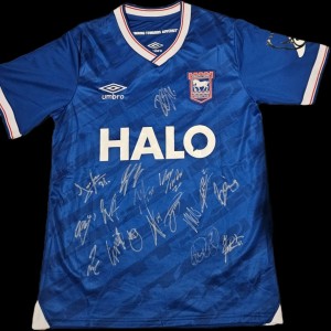 Ipswich Town Squad Signed 2025/26 Home Football Shirt Autograph - COA & PROOF for sale on Ebay