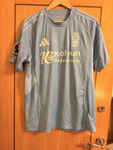 Murillo, Nottingham Forest 24/25 match worn shirt. Size Large for sale on Ebay