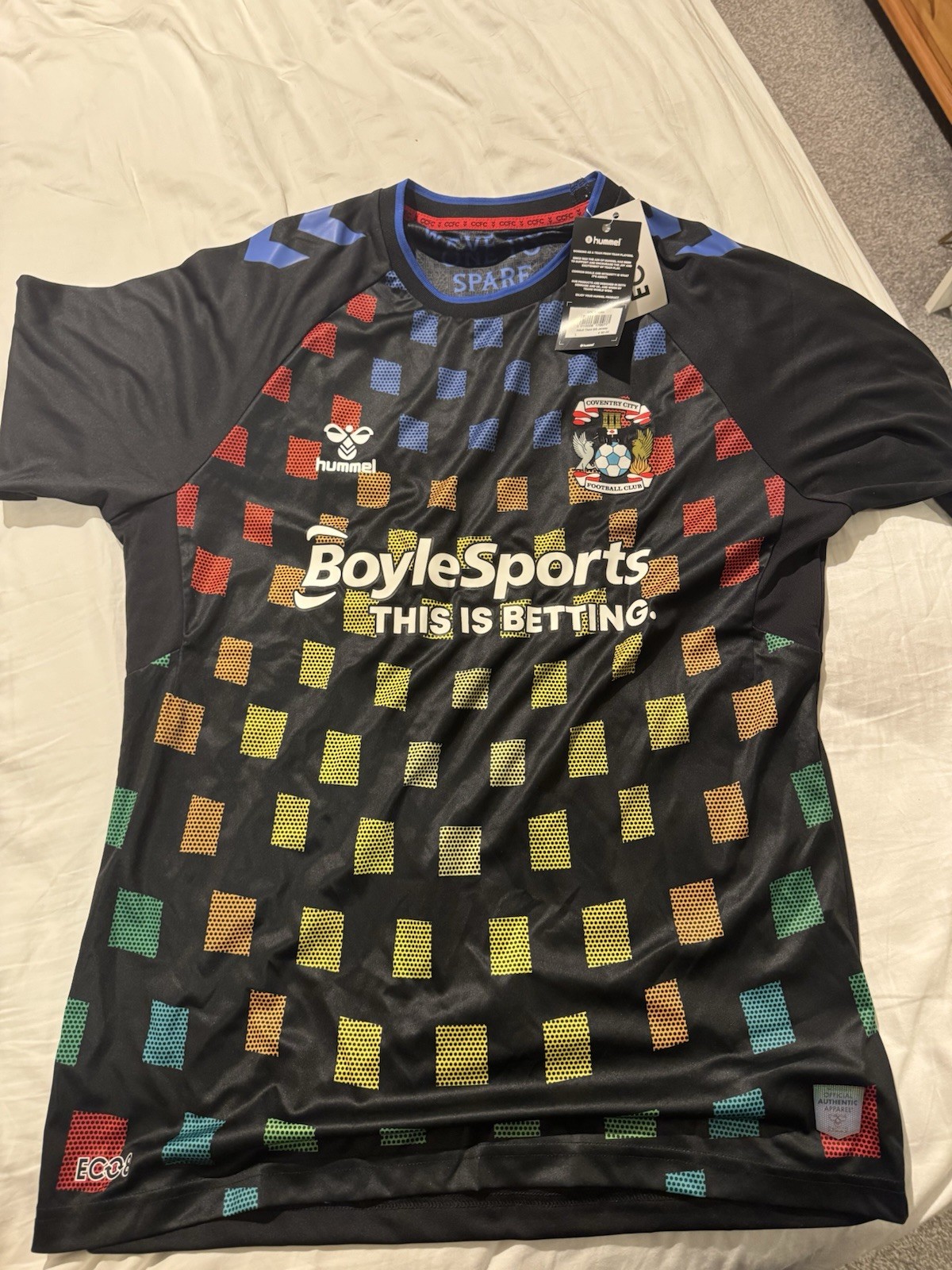 Coventry City Third Shirt 2022 2023 Football Shirt Large Brand New Hummel for sale on Ebay