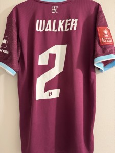 Match Worn/ Issued Burnley Home Shirt 2025/2026 Kyle Walker for sale on Ebay