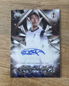 24/25 Topps Chrome Sapphire UCC Heung-min Son Tottenham Auto /10 SSP for sale on Ebay