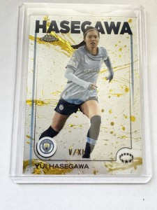 Yui Hasegawa V/XI Manchester City Womens Chrome UEFA Championsleauge Special for sale on Ebay