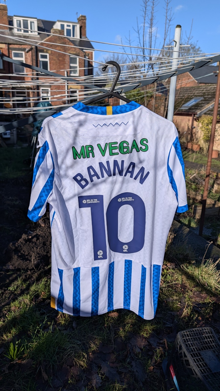 Barry Bannan Sheffield Wednesday Shirt And Signed SWFC Pennant Collectible for sale on Ebay