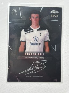 Topps 2026 Premier League Tottenham Hotspur Gareth Bale Chrome 08/20 for sale on Ebay