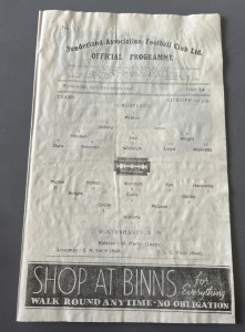 Sunderland V Wolves 25/12/1946 for sale on Ebay