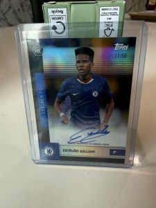 Estevao RC Auto /50  Topps Chelsea Team Set for sale on Ebay