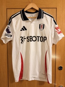 Willian #22 Matchworn Fulham shirt from 24/25 season for sale on Ebay