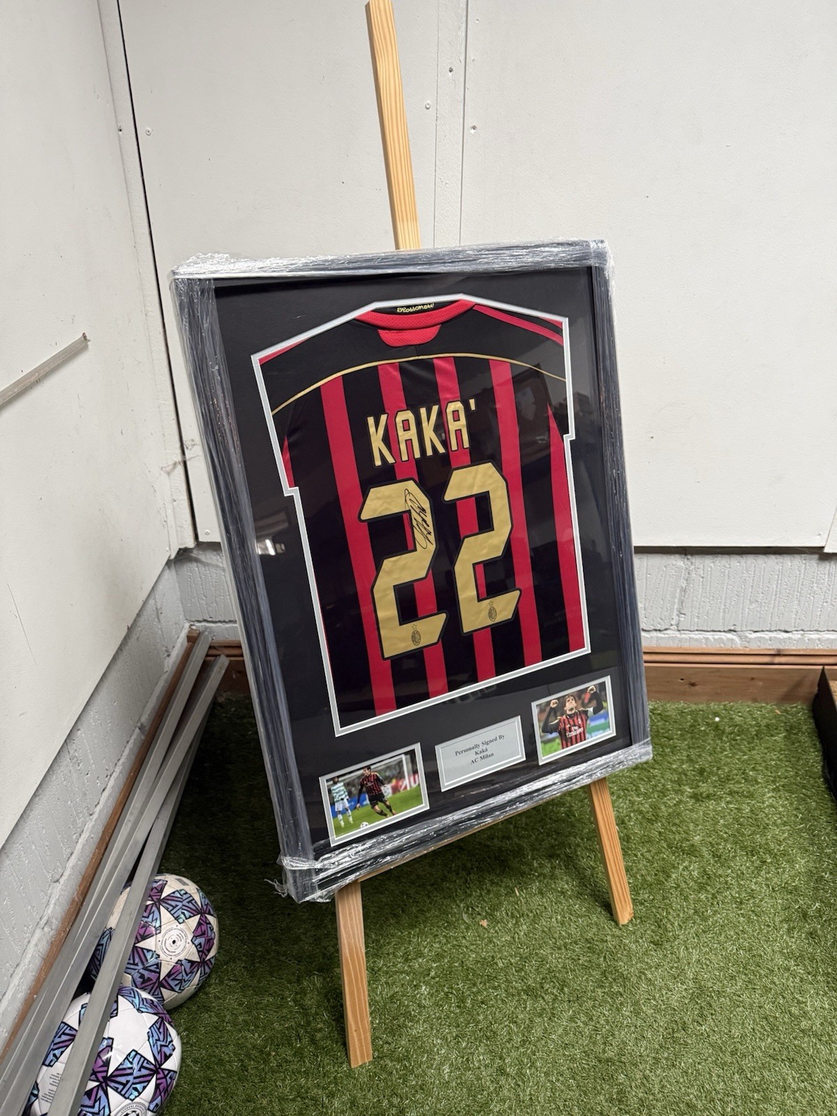 MILAN Legend Framed KAKA Signed Shirt Autograph Jersey With COA for sale on Ebay