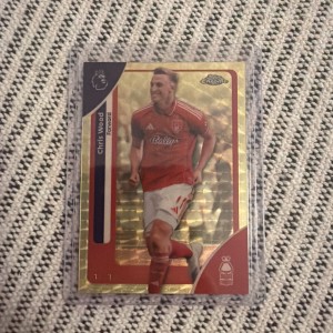 25-26 TOPPS Chrome Premier League Chris Wood Nottingham Forest 1/1 SUPERFRACTOR for sale on Ebay
