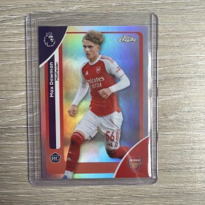 2025-26 Topps Chrome EPL MAX DOWMAN RC Super Rare Rookie Card Arsenal refractor  for sale on Ebay