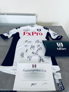 Rare squad Signed Fulham FC 2011/12 Home Shirt Pajtim Kasami #10 + official COA! for sale on Ebay