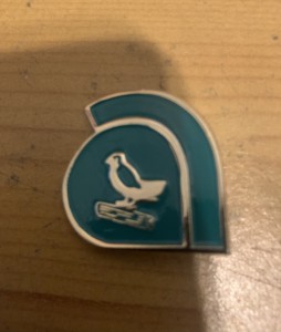 West Bromwich Albion WBA West Brom ‘a’ shape metal badge in Green &gold throstle for sale on Ebay