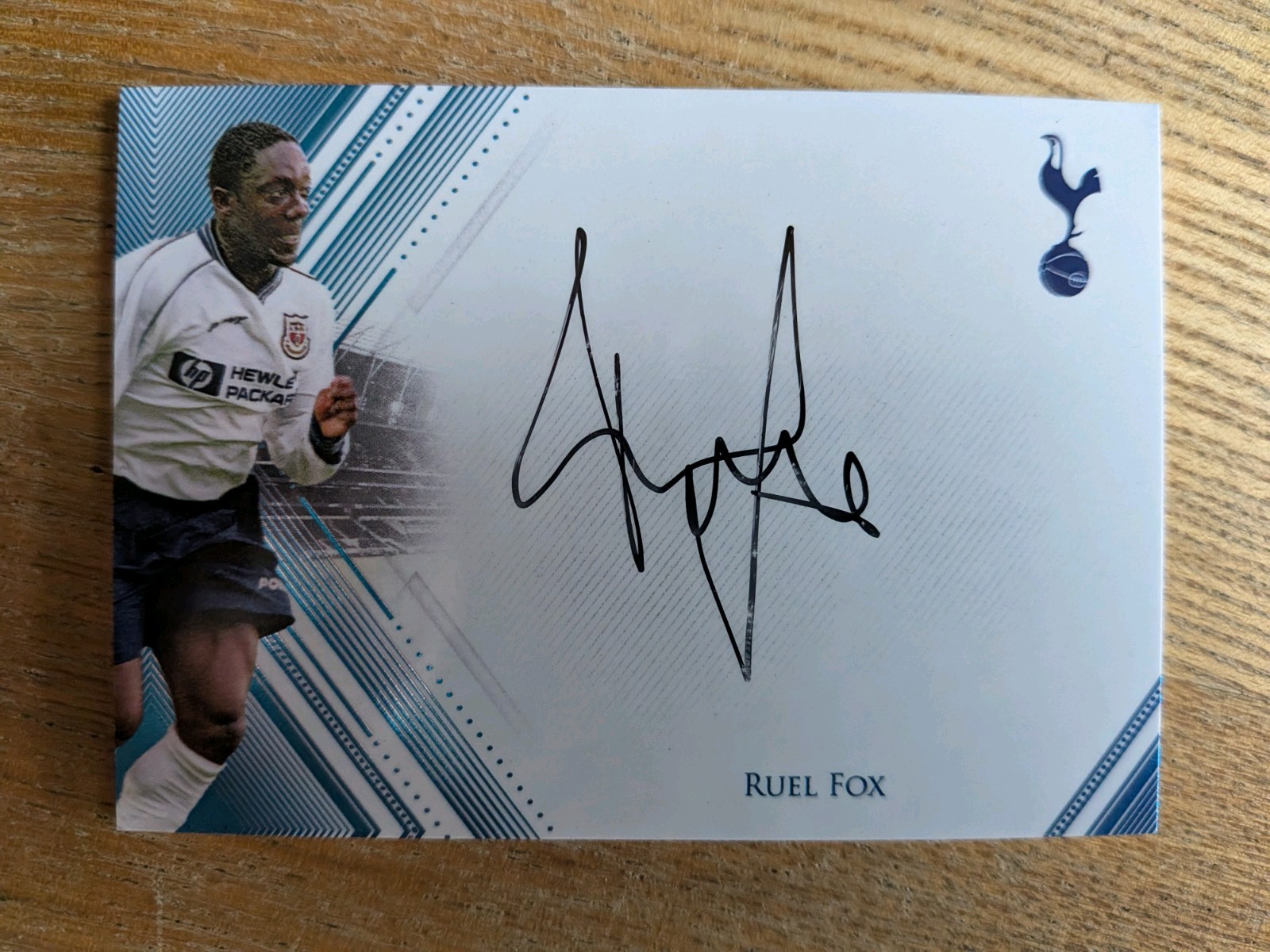 Ruel Fox Tottenham Hotspur Futera Fans Selection On Card Autograph Numbered /04 for sale on Ebay