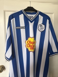 Original Authentic Sheffield Wednesday 2001/03 Home Shirt - XXL for sale on Ebay