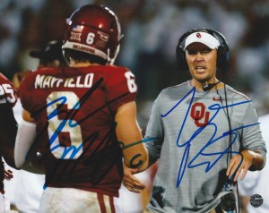 Baker Mayfield & Lincoln Riley Autographed Oklahoma Sooners 8x10 Photo With COA for sale on Ebay