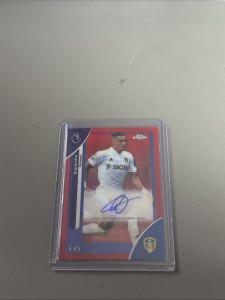 Raphina Leeds United Auto 5/5! Topps Premier League Chrome 2026 for sale on Ebay