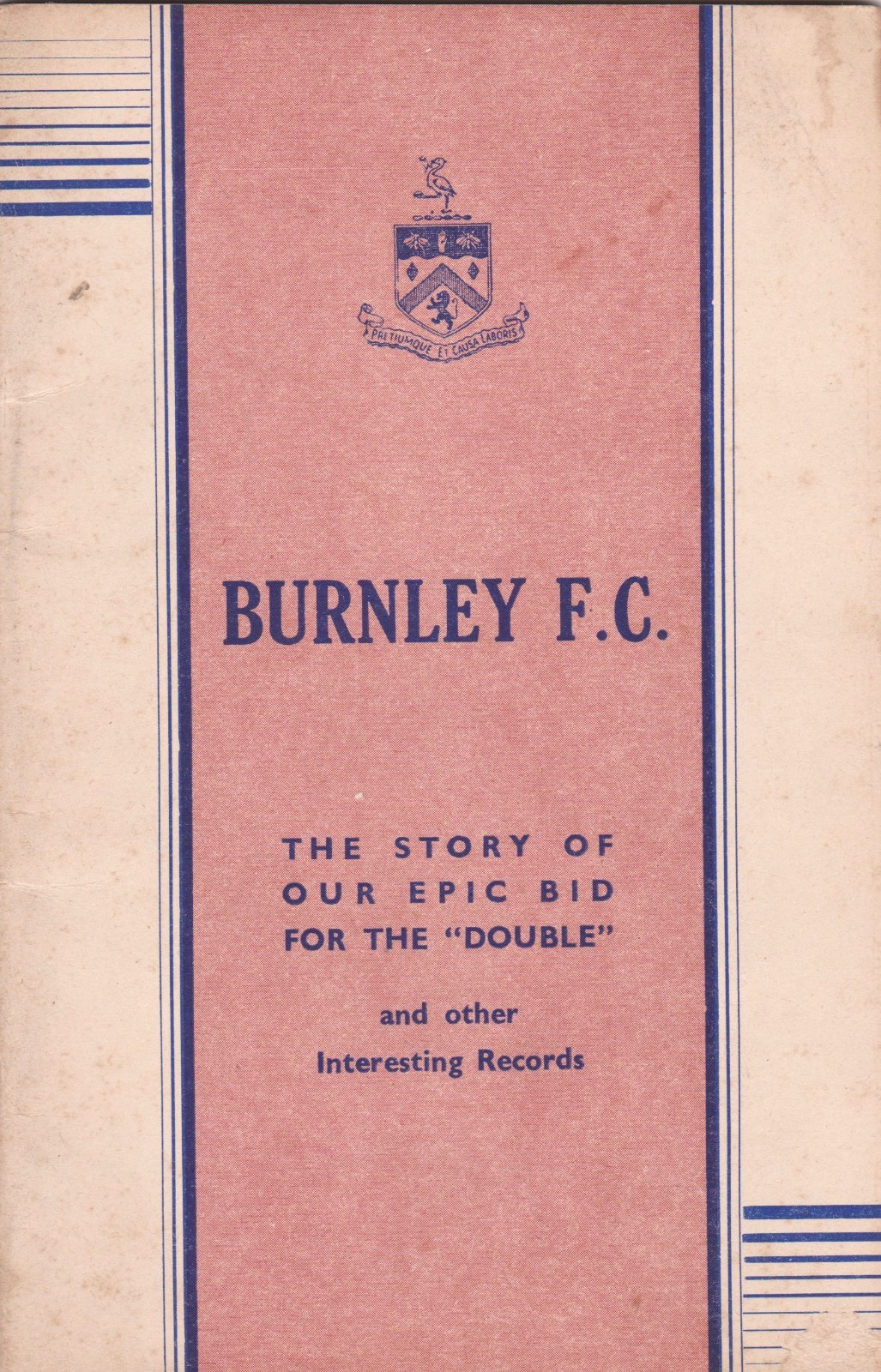 FOOTBALL PROGRAME BURNLEY HANDBOOK ANNUAL 
