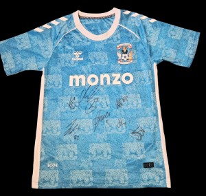 Coventry City Squad Signed 2025/26 Home Football Shirt Autograph - COA & PROOF for sale on Ebay