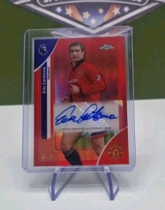 2026 Topps Chrome EPL Eric Cantona Auto /5 Colour Match  - Manchester United 🔥  for sale on Ebay