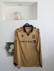 Match Worn Steven Fletcher Wrexham Football Shirt for sale on Ebay