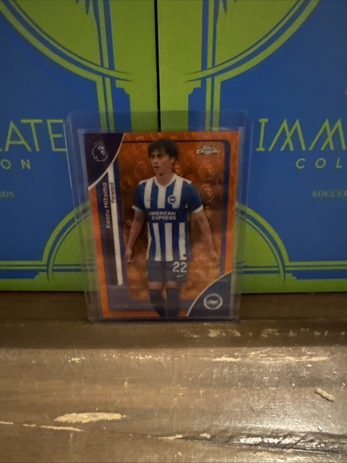 Topps Chrome Premier League Logofractor Brighton Karou Mitoma 12/25 for sale on Ebay