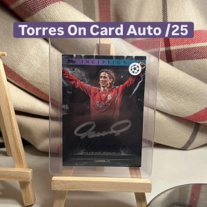 Fernando Torres On Card Autograph Topps Inception 2025 Liverpool for sale on Ebay