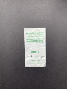 Norwich City v Manchester United ticket stub - 26/9/1979 - League Cup for sale on Ebay
