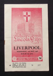 Vintage Football Programme: Lincoln City v Liverpool, Division 2, May 2, 1956 for sale on Ebay